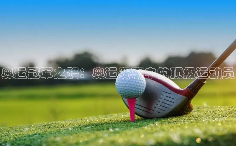 奥运冠军之路：奥运赛事中的顶级运动员